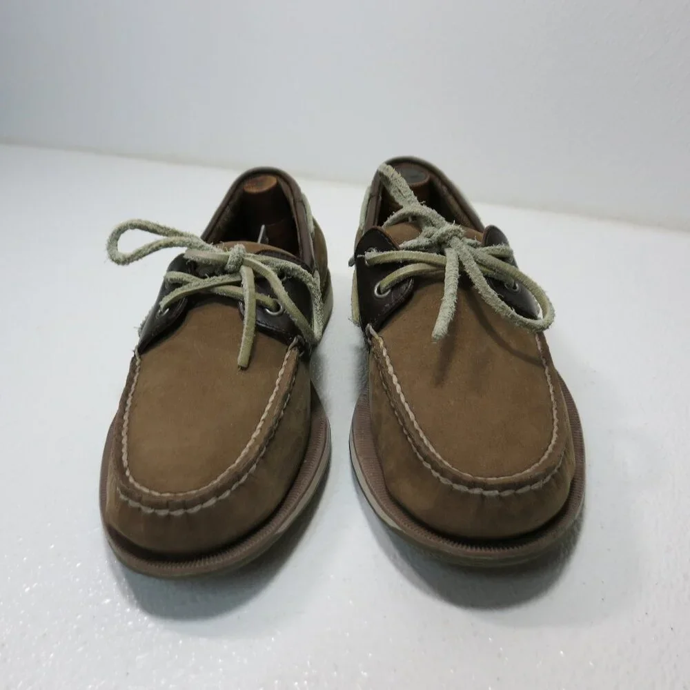 Rockport Dirty Nubuck Leather Boat Deck Men's Footwear Casual Comfort Shoes 8